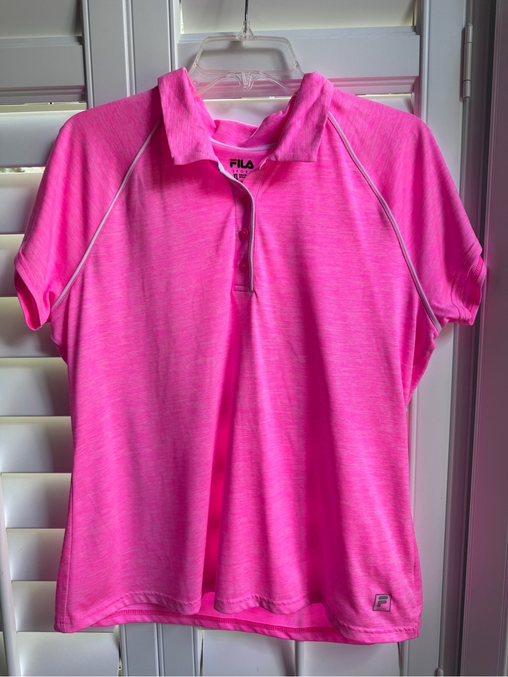 Fila Sport polo shirt for golf, tennis, pickle ball. Size XL like new!